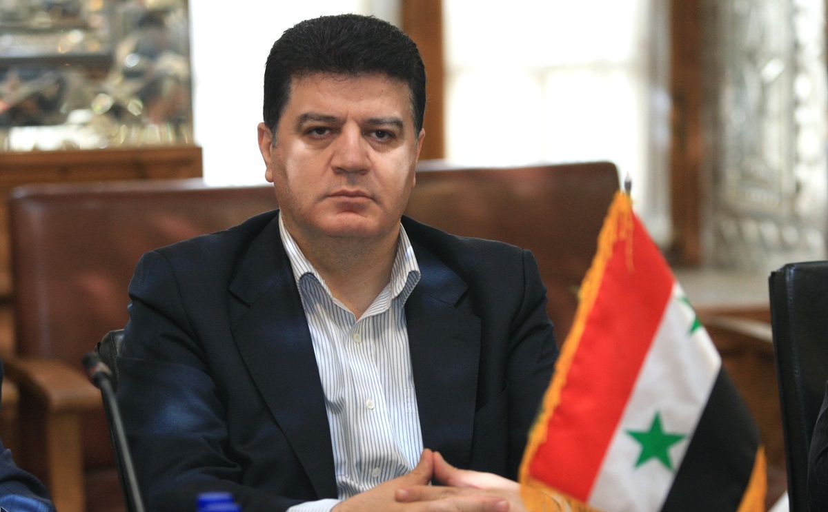 سفیر سوریه در محل پلاسکو با حادثه دیدگان ابراز همدری کرد
