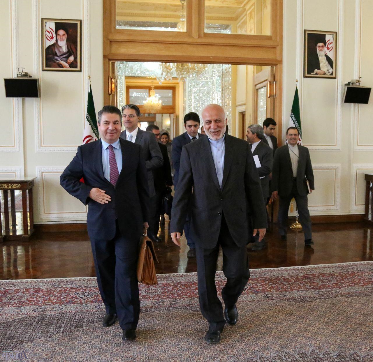 معاون وزارت خارجه ترکیه در تهران با حسین جابری انصاری دیدار کرد