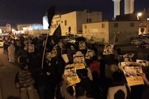 مردم بحرین شب گذشته علیه آل خلیفه تظاهرات کردند