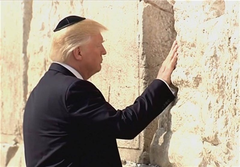 ترامپ از «دیوار ندبه» در شهر قدس دیدن کرد