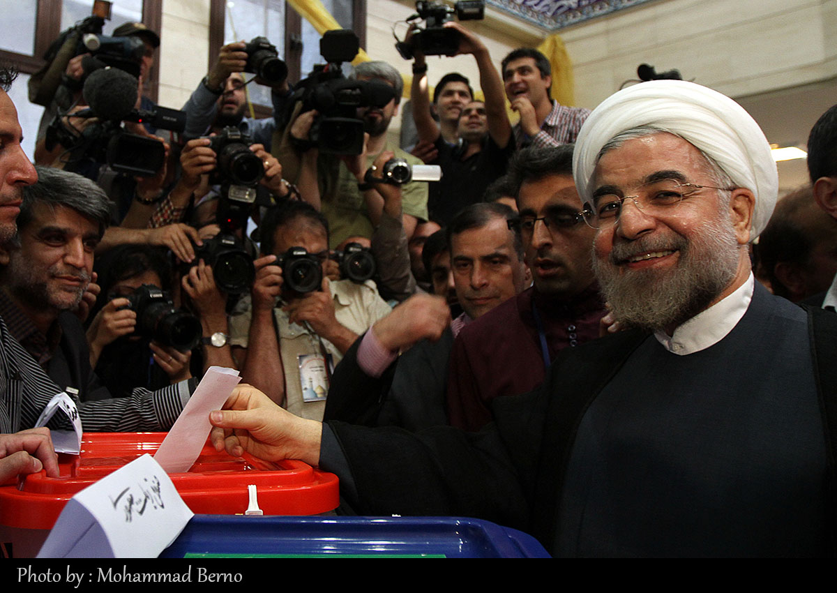 روحانی پیروز انتخابات۹۶ شد