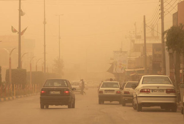 ورود گرد و غبار از عراق امروز به غرب کشور