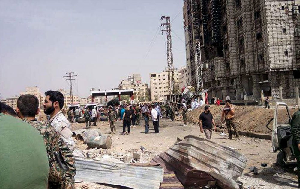 داعش مسئولیت انفجار در محله الزهراء و زینبیه دمشق را بر عهده گرفت