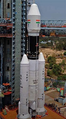 پرتاب ” مارک ۳″ سنگین‌ترین موشک هند به فضا