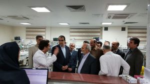 بازدید شبانه وزیر بهداشت از بیمارستان های تهران