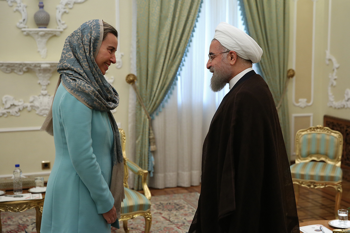 پیام موگرینی در پی پیروزی حسن روحانی