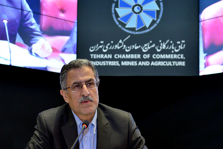 رئیس اتاق تهران در نشست هیات نمایندگان از سال ۹۴ و پیش بینی سال ۹۵ سخن گفت
