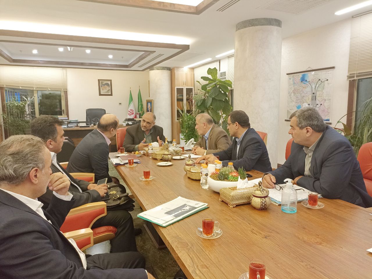 دیدار فرماندار بهشهر با وزیر جهاد کشاورزی
