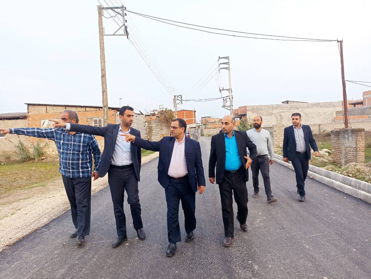 بازدید فرماندار بهشهر از پروژه های بخش مرکزی