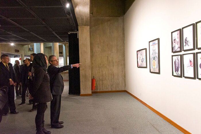 بازدید سفرای آمریکای لاتین از موزه هنرهای معاصر تهران