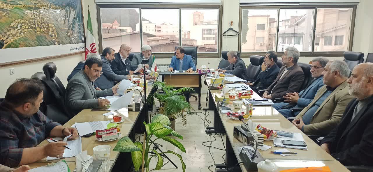 برگزاری جلسه هیات اجرایی به ریاست فرماندار بهشهر