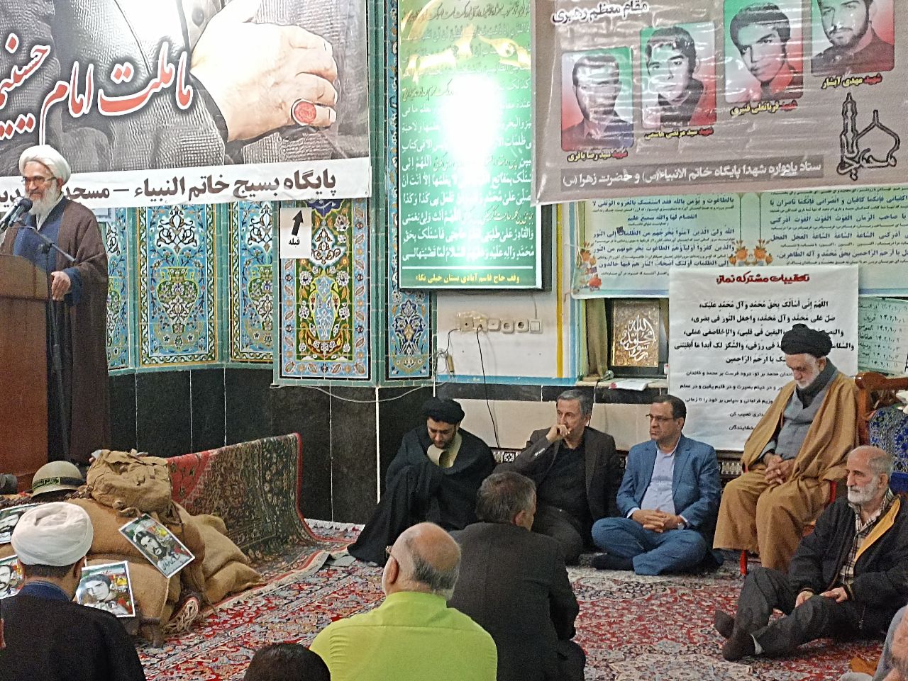 حضور فرماندار بهشهر در مراسم یادواره شهدای مسجد محمدیه