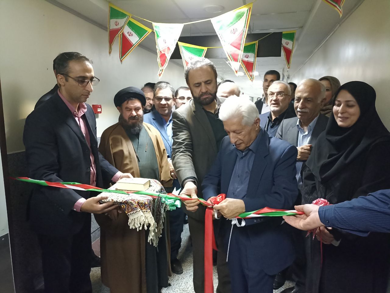 برگزاری آیین افتتاحیه در بیمارستان خاتم الانبیا شهرستان بهشهر