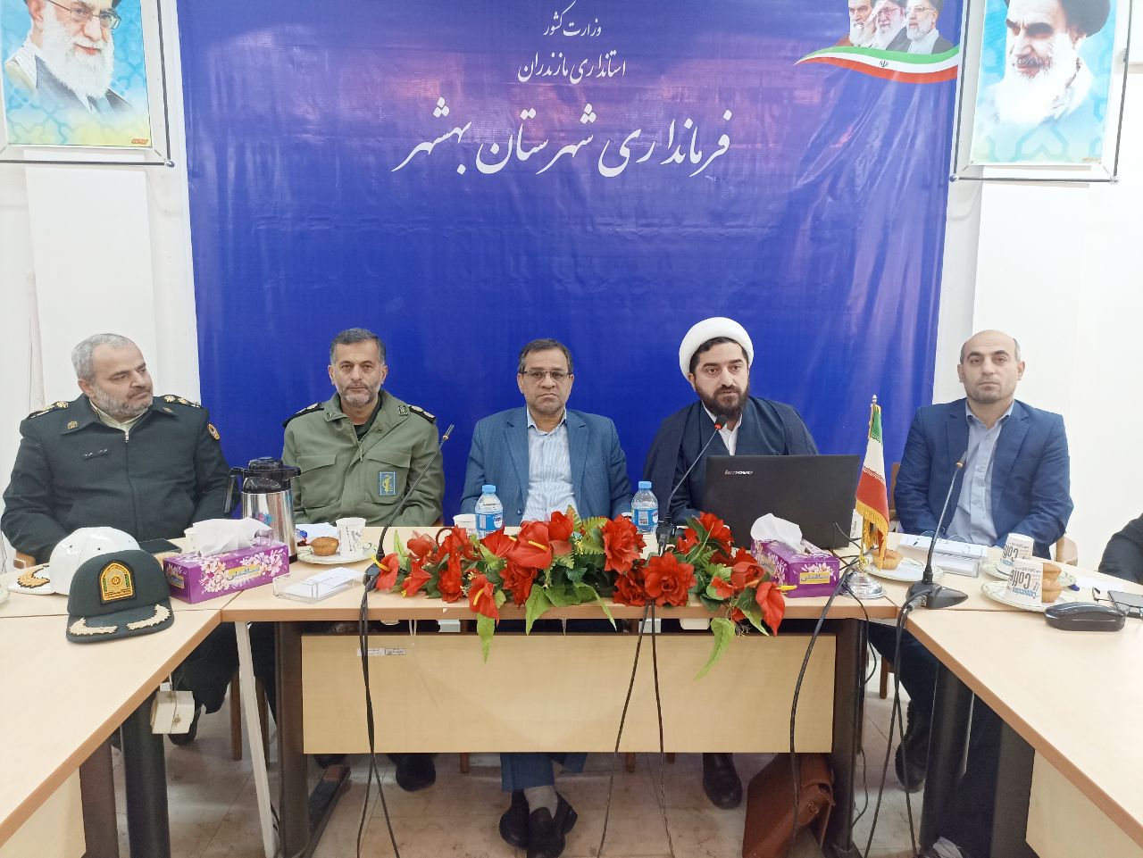 برگزاری جلسه شورای اداری شهرستان بهشهر در سالن اجتماعات فرمانداری