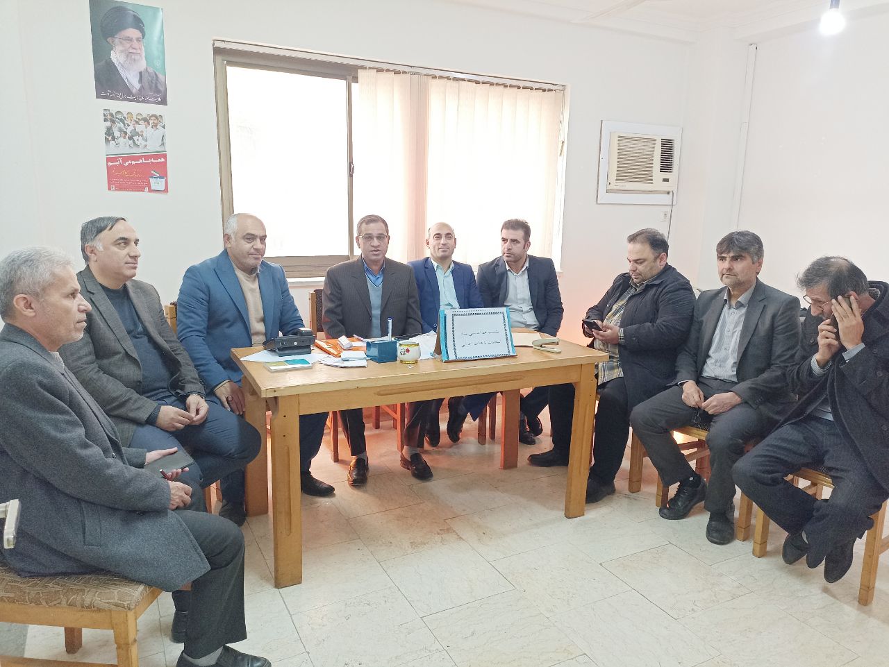 حضور فرماندار بهشهر در محل دفتر هیئت اجرایی انتخابات
