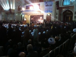 رئیس جمهور در مراسم هفتمین روز ارتحال آیت الله هاشمی رفسنجانی شرکت کرد