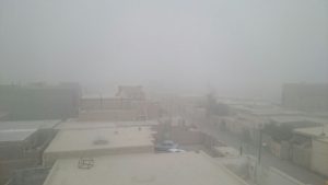 وضعیت امروز گرد و غبار در آسمان زاهدان